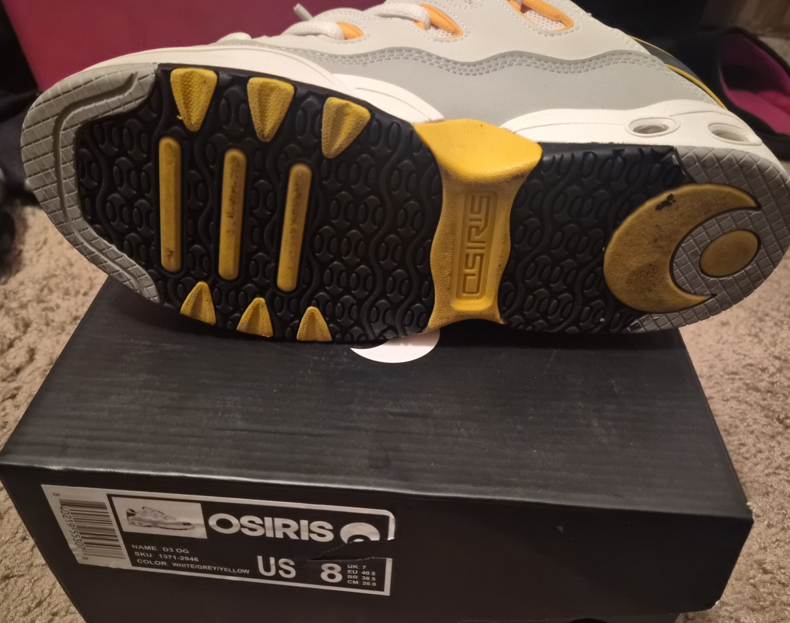 Osiris D3 2001 Men's Skate Size 8