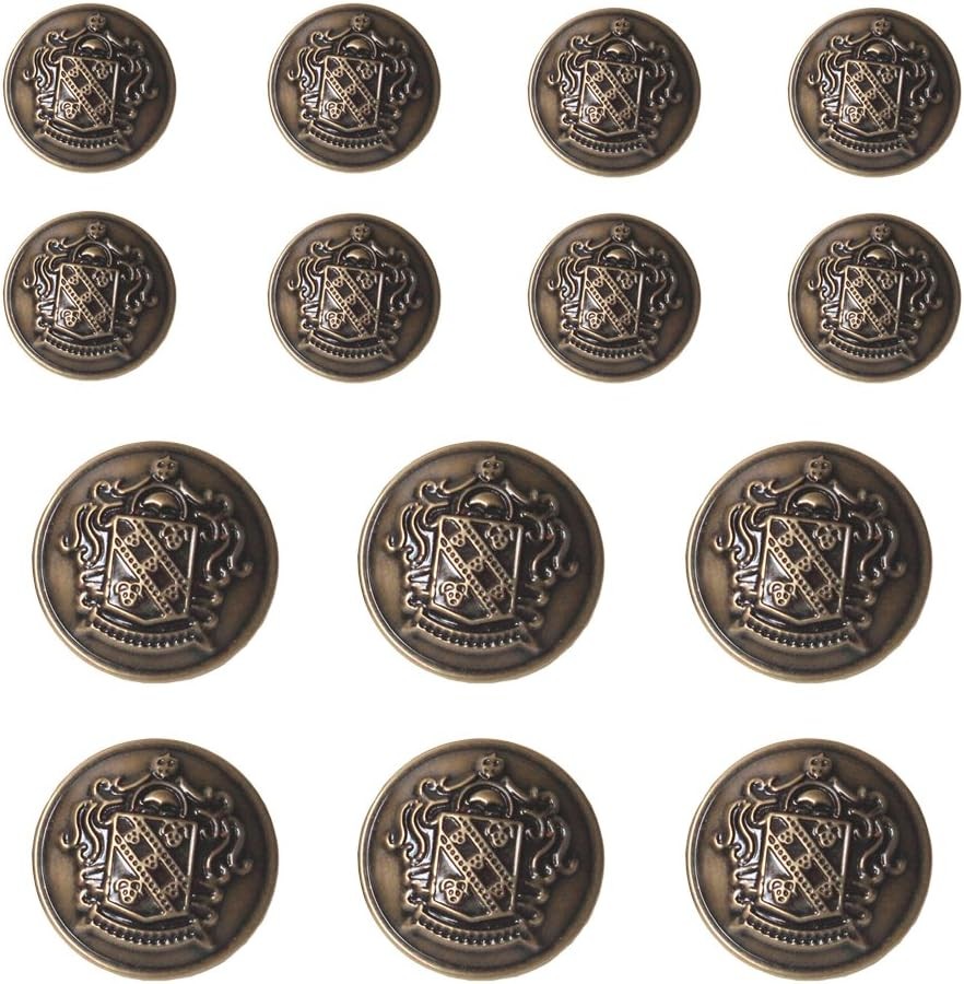 14 Pieces Antique Brass Metal 23 millimeters, 18