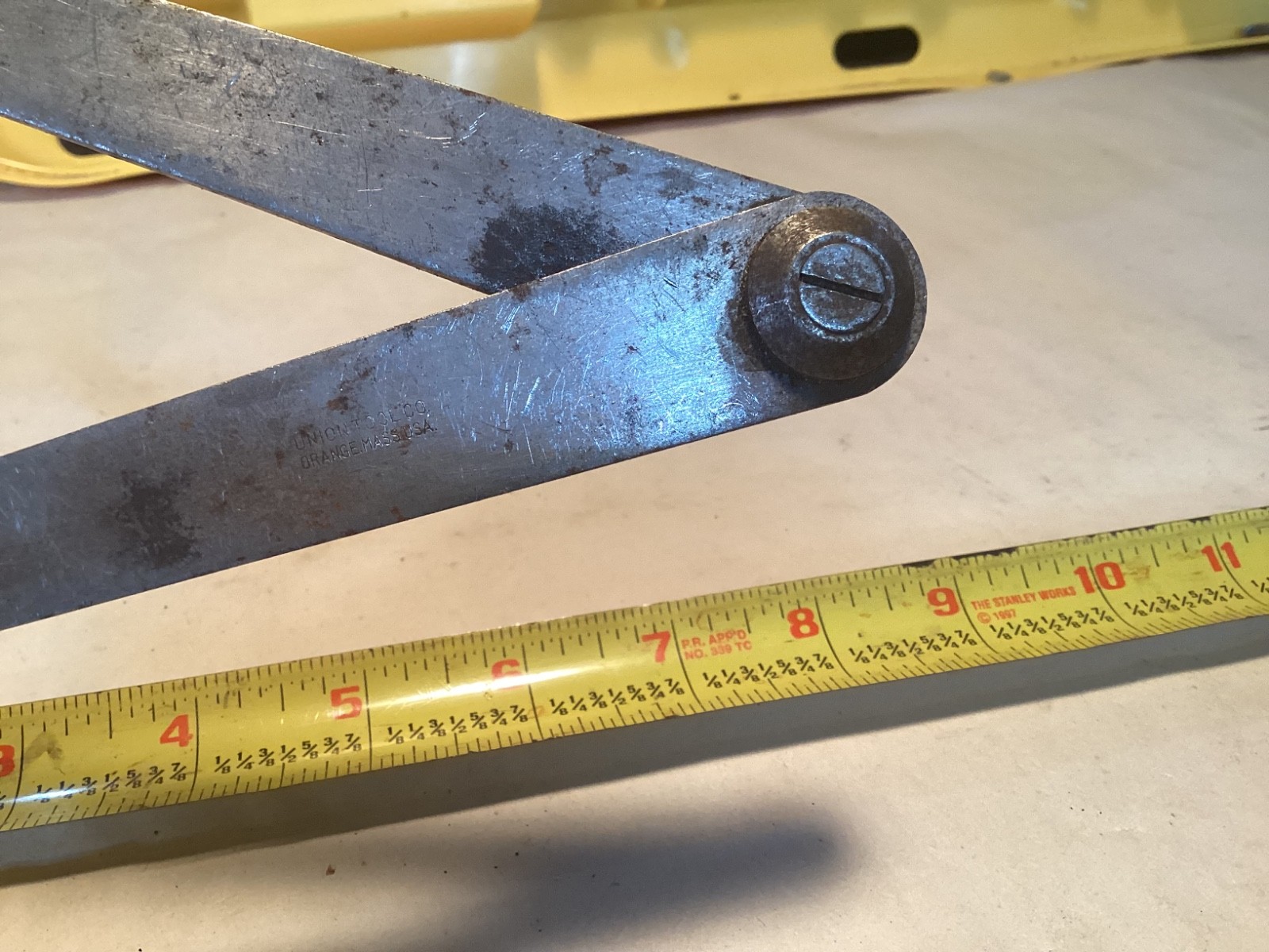 Vintage Union Tool outside caliper CNC machinist tool
