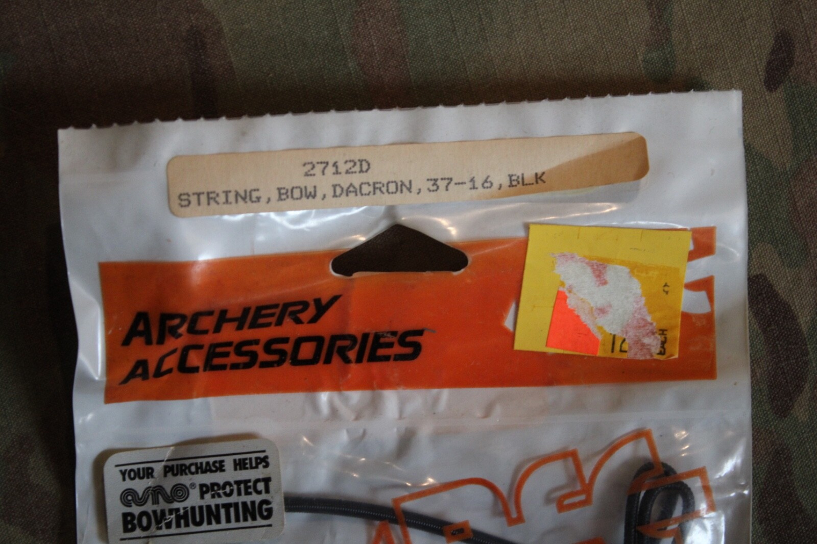 PSE Archery Replacement String 37" - DACRON - 37-16 BLK - 2712D