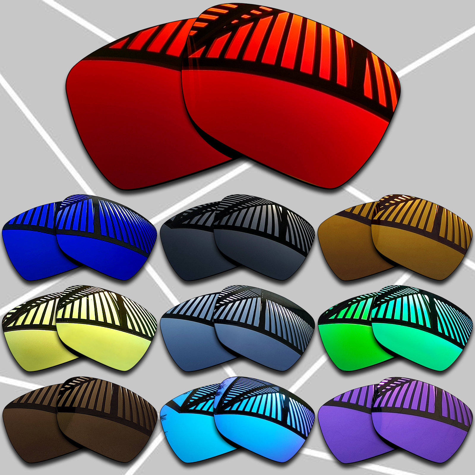 TRUE POLARIZED Replacement Lenses for-Oakley Catalyst OO9272 Multi-Colors