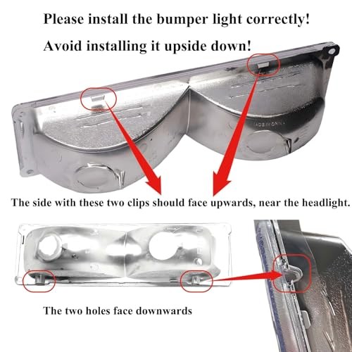 Headlight Assembly with Bumper Lights 4pcs Headlights W/ Bumper Lights