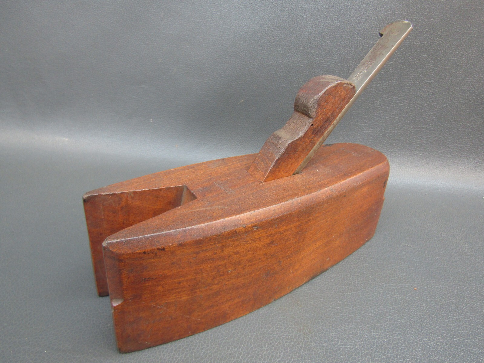 Vintage unusual wooden router plane old tool