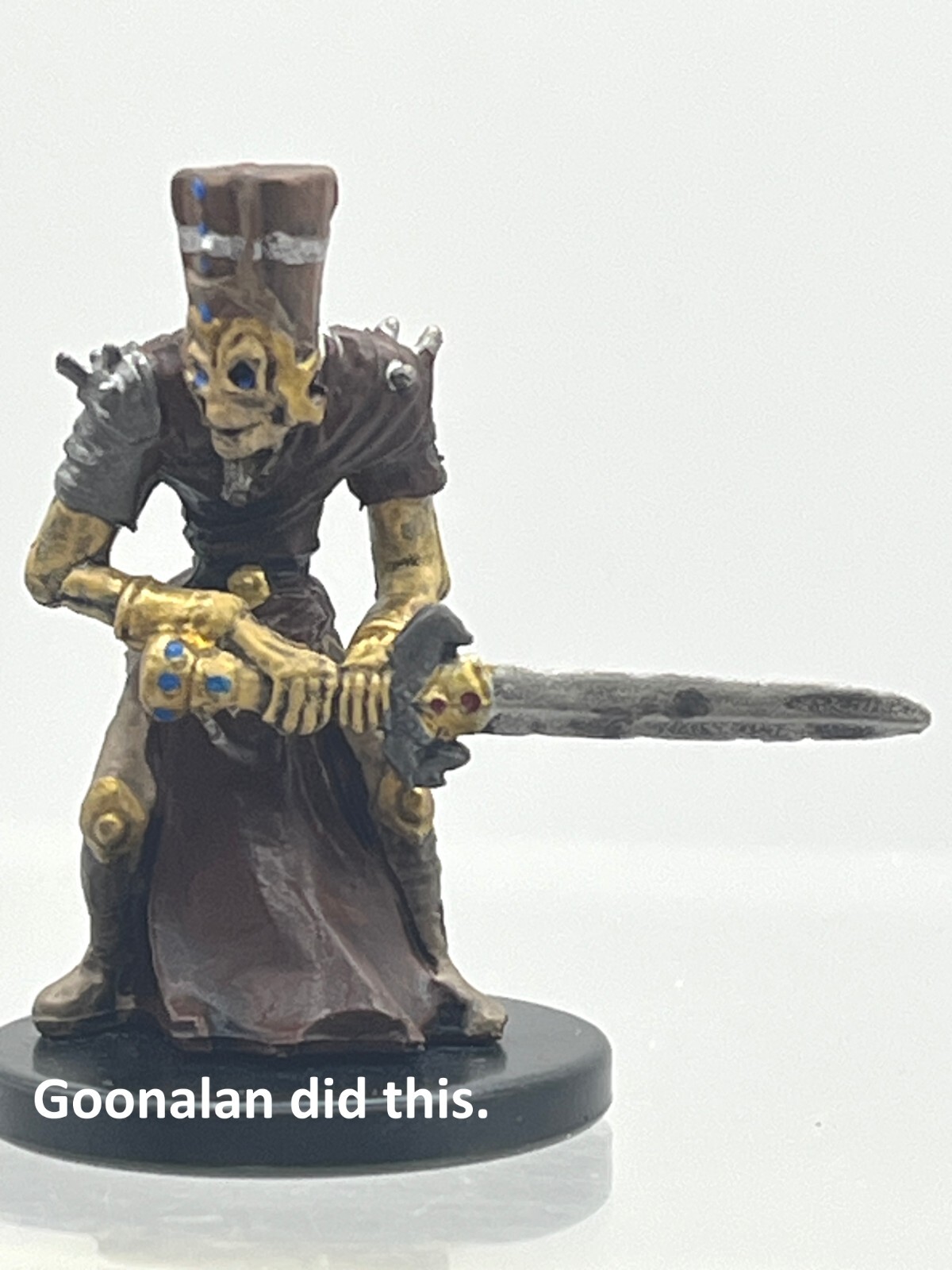 D&D Pathfinder Mini Shattered Star 27 Skeleton Champion UC