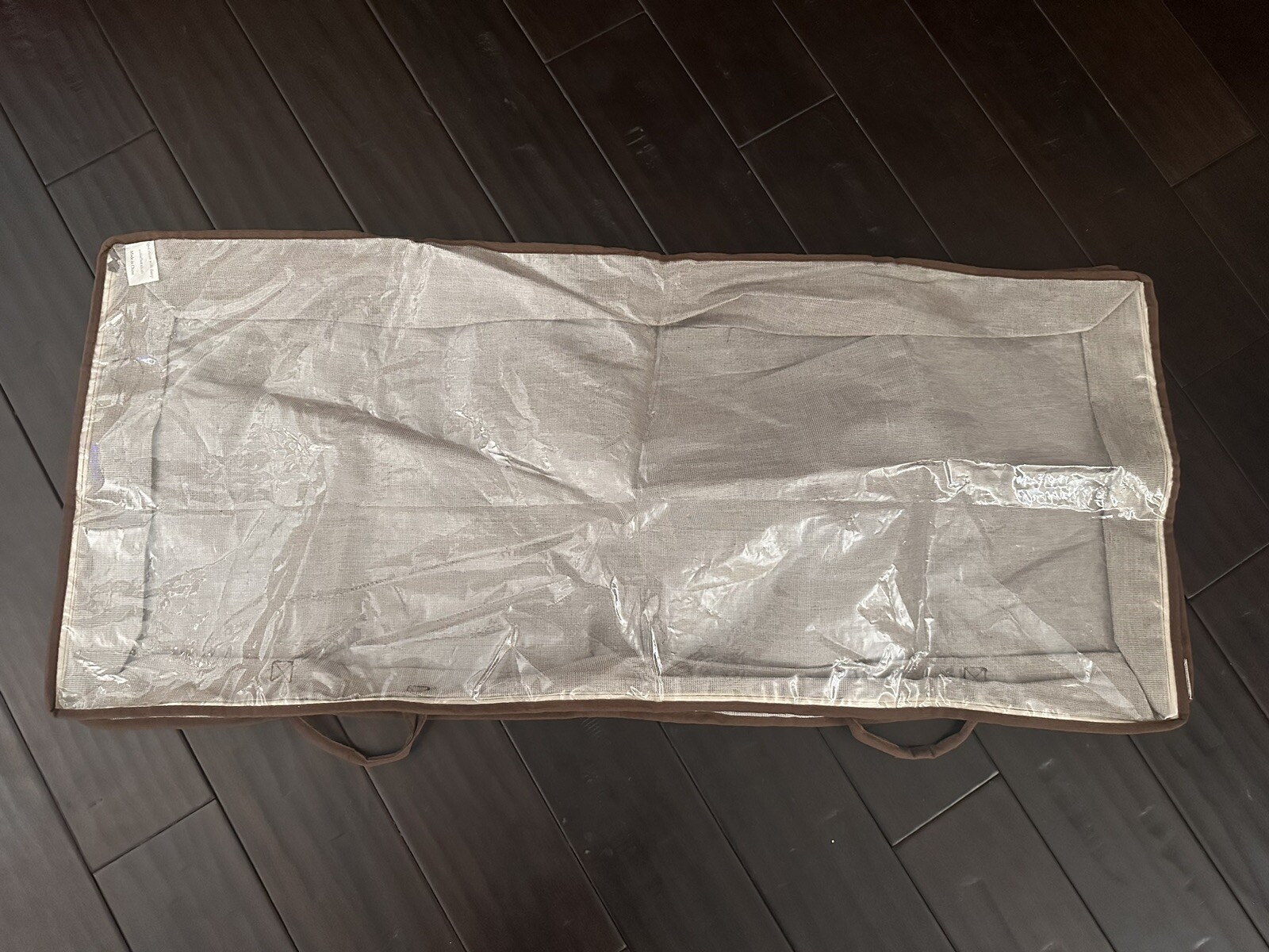 NEW Canopy Clear View Under-Bed Storage, Rich Brown/Fresh Ivory
