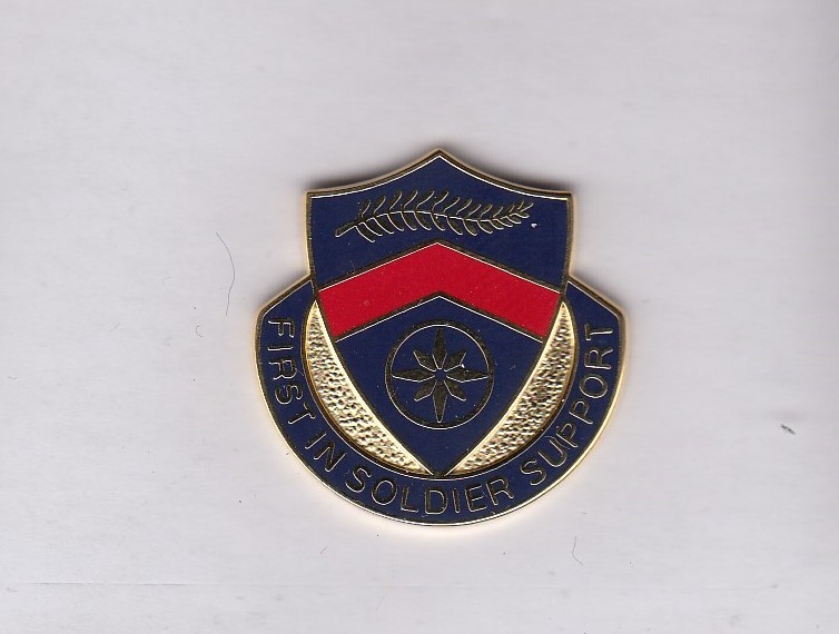 US ARMY 1st Personnel Services Battalion PSB crest DUI badge V-21