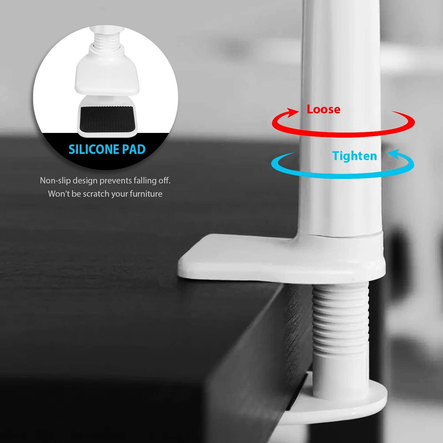 Cell Adjustable Universal Gooseneck Bed Lazy Holder Stand Mount - Flexible Ar...