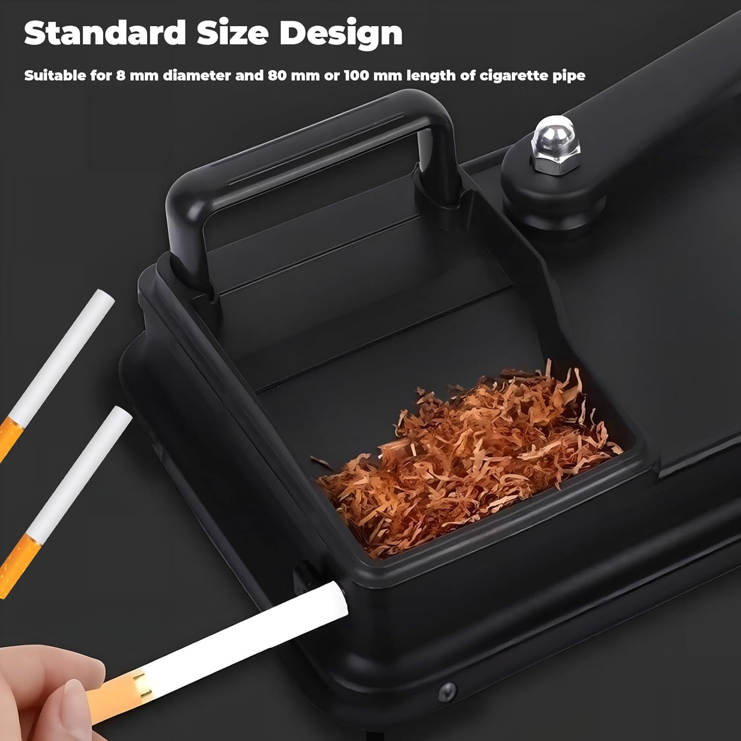 Cigarette Rolling Machine, Manual Cigarette Roller Cigarette Tobacco Injector fo
