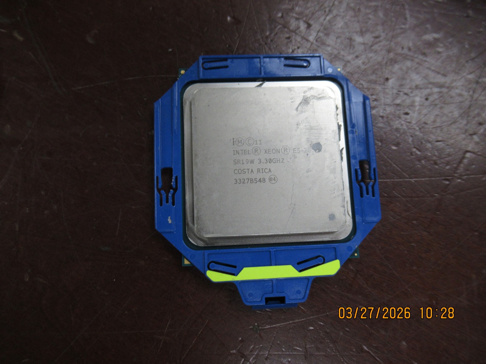 Lot of 2 Intel Xeon E5-2667V2 SR19W 3.30GHz CPU Processor