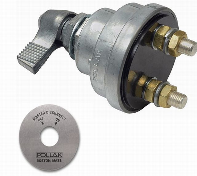 Pollak 51-902 51-302 Battery Master Disconnect Kill Switch 180 Amps ON OFF a