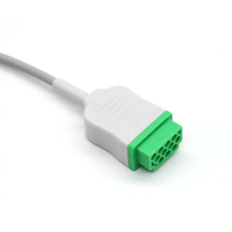 GE Datex Ohmeda ECG EKG Cable 11 Pin 3 Leads fit for Responder 3000