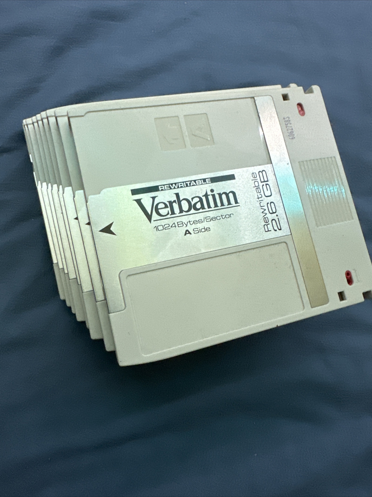 1 Pack of 9 - Verbatim Magneto-Optical Disc/ Disk Rewritable 2.6gb 1024 Byte