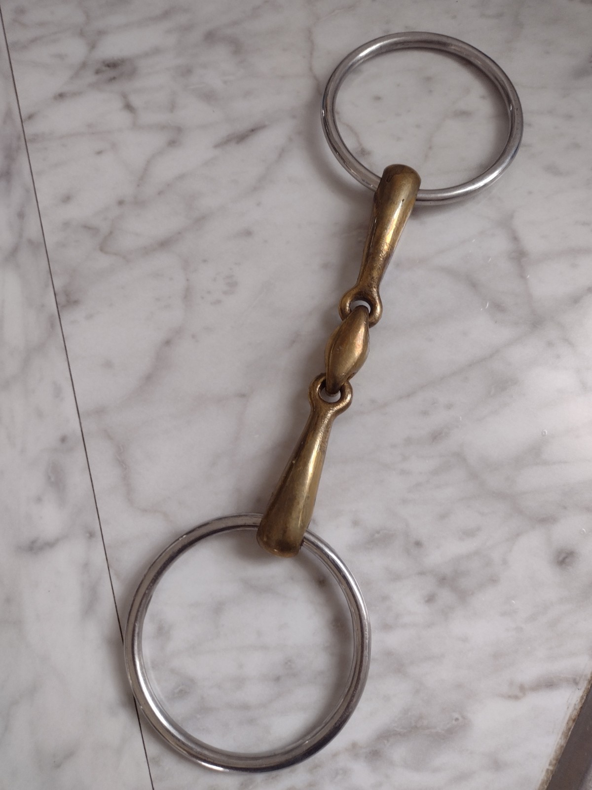5" HS Herm Sprenger Loose Ring Snaffle Horse Bit