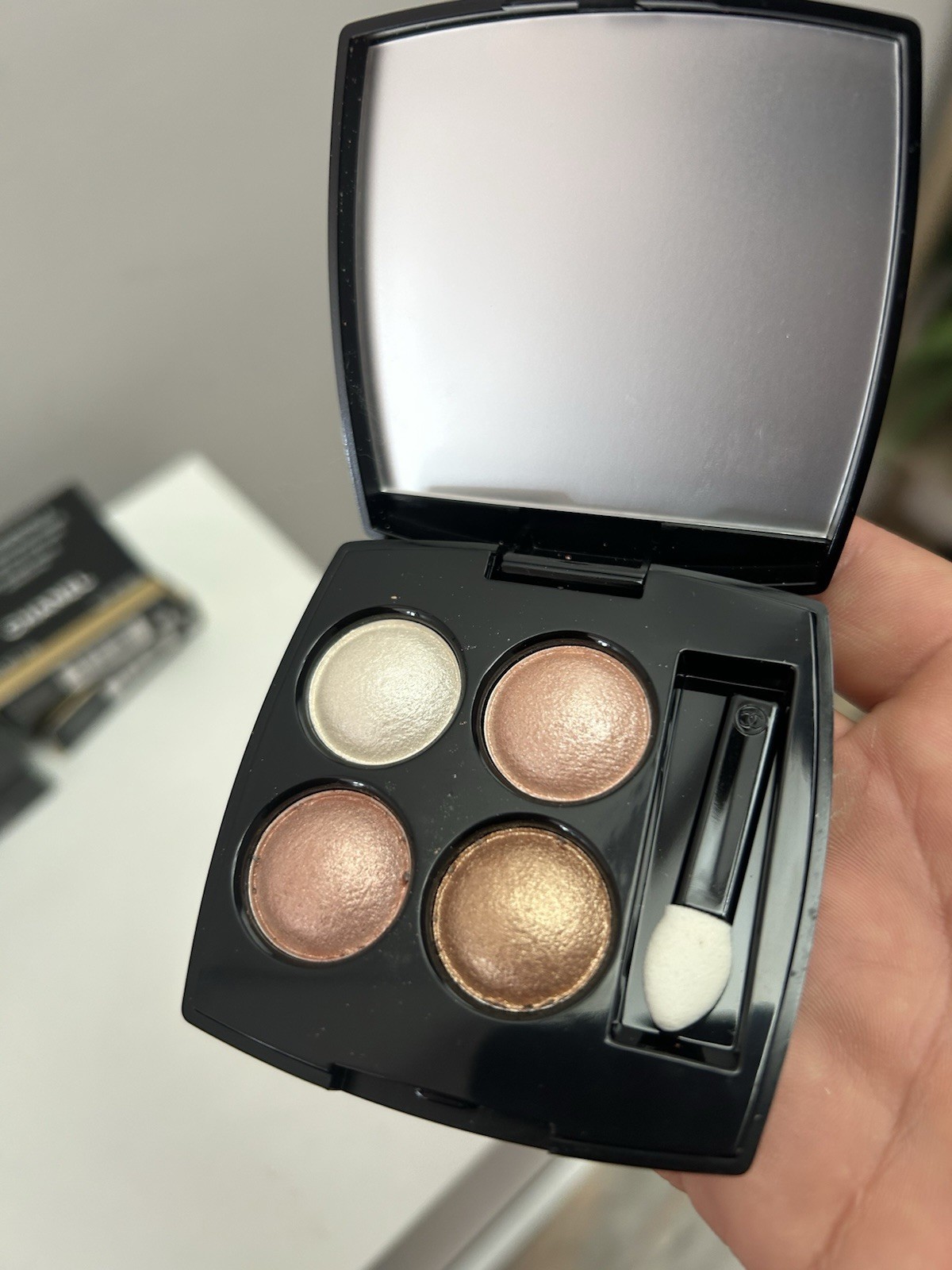 Unopened Chanel Les 4 Ombres Multi-Effect Quadra Eyeshadow Palette Blue Denim
