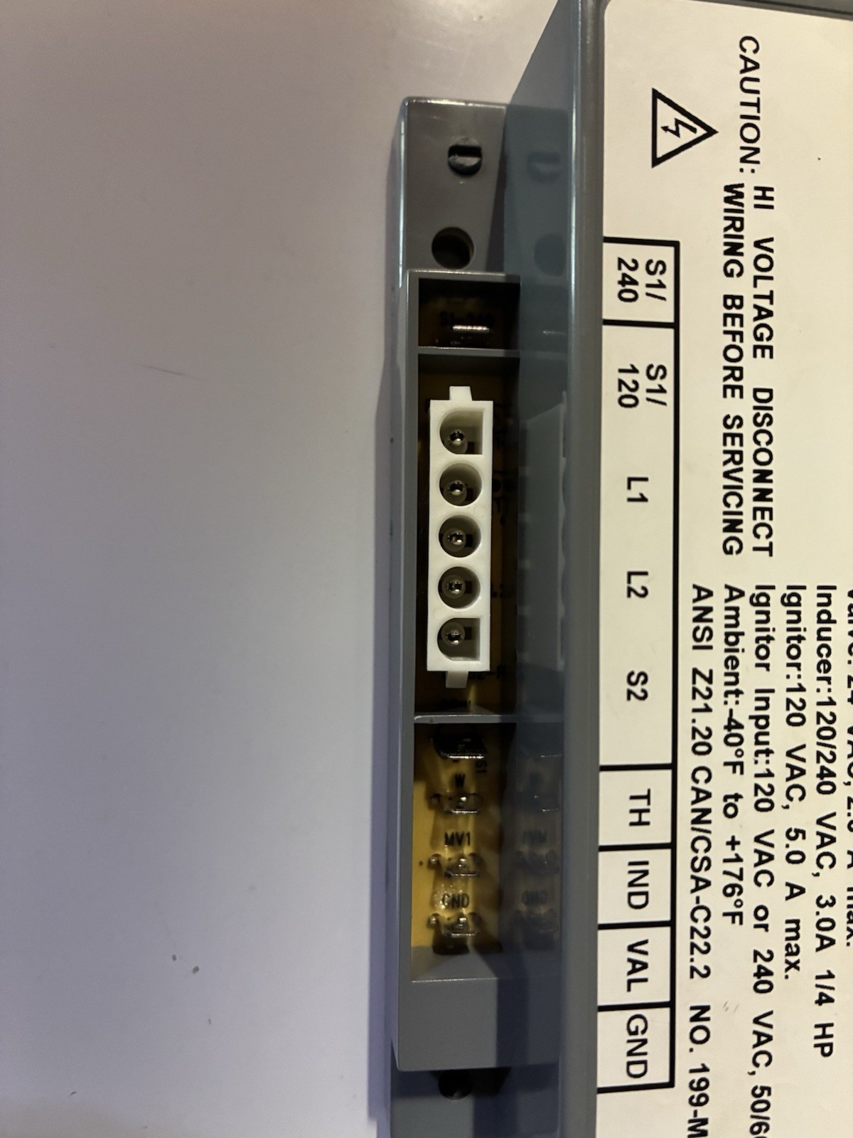 Fenwal Automatic Ignition System Control Module 120/240 VAC MPN 35-662944-013