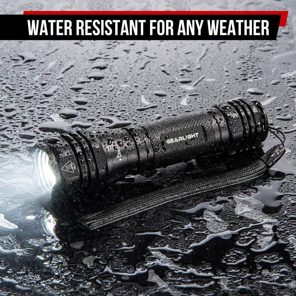 2 PACK - GearLight S1050 Compact Tactical Flashlight - NEW - Free Shipping