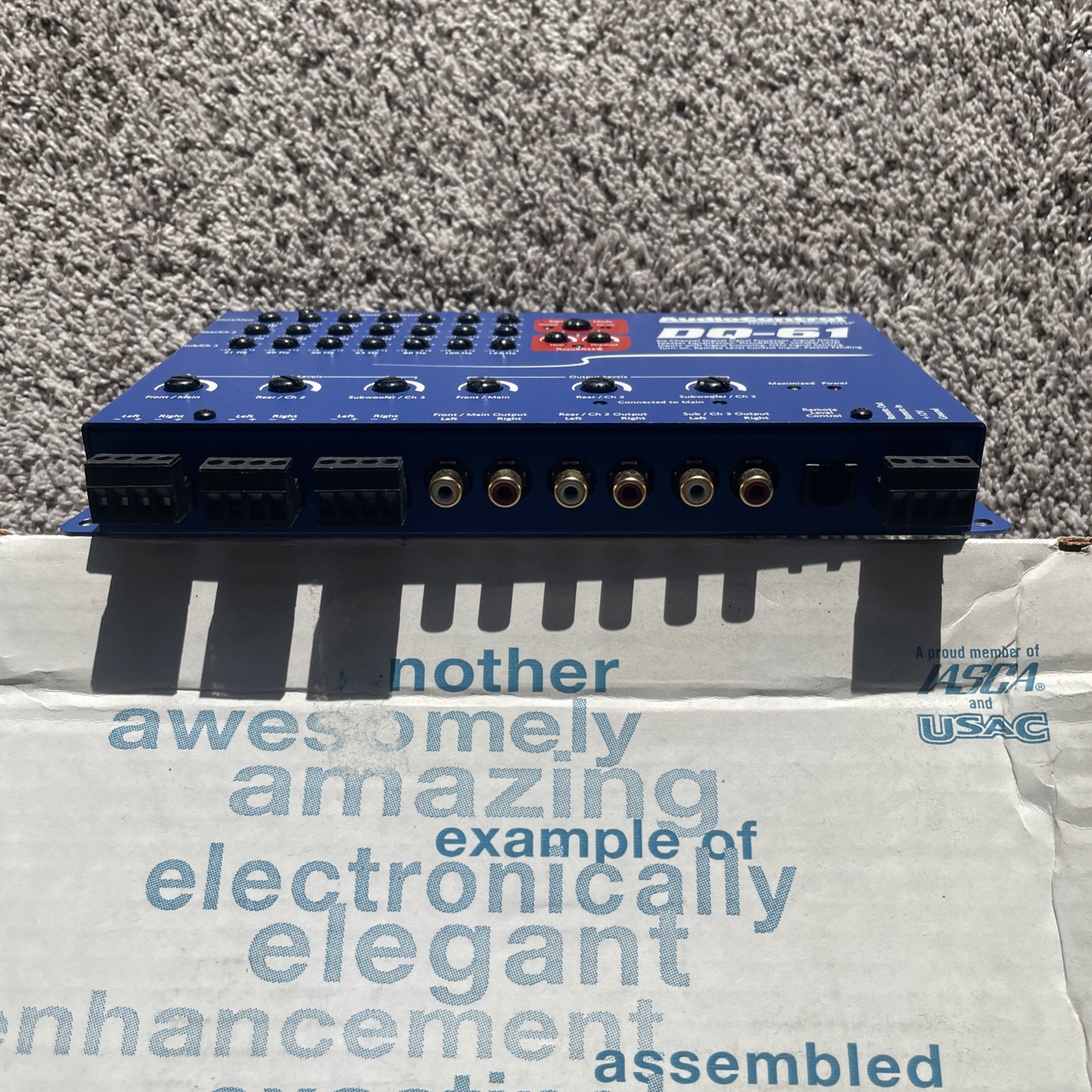 AudioControl DQ-61 Factory sound processor with equalization & time delay