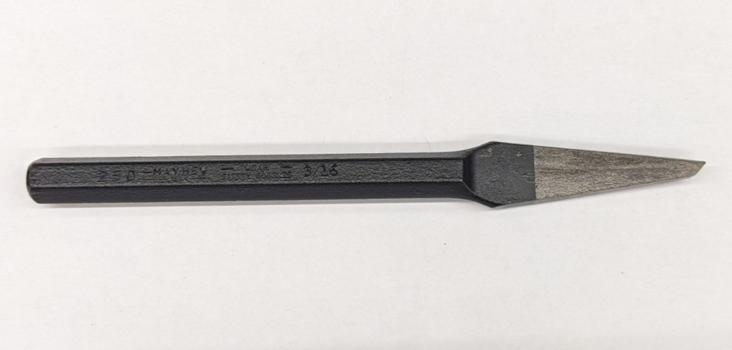 Mayhew 5/16" Half Round Nose Chisel 250 10503 USA Warranty - Gouge Chisel