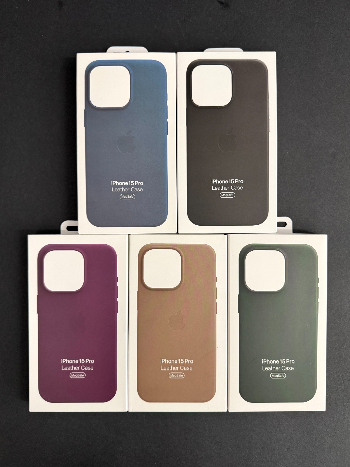 Apple Leather Case With MagSafe for iPhone 15 Pro w/ Pop-Up MagSafe Animation