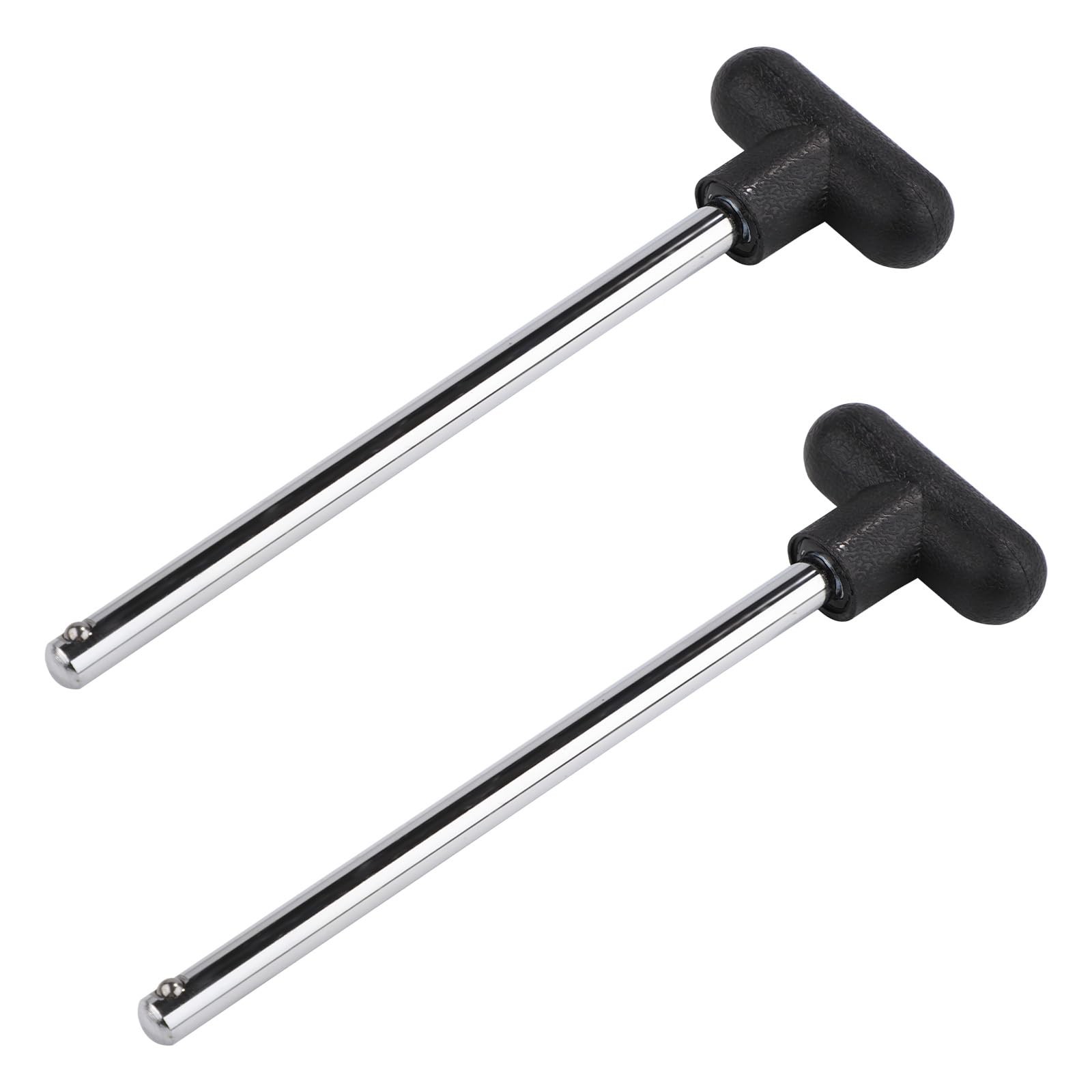NQEUEPN 2pcs T-Shaped Weight 18.8x5.6x2cm/7.40x2.20x0.79inch, black, silver