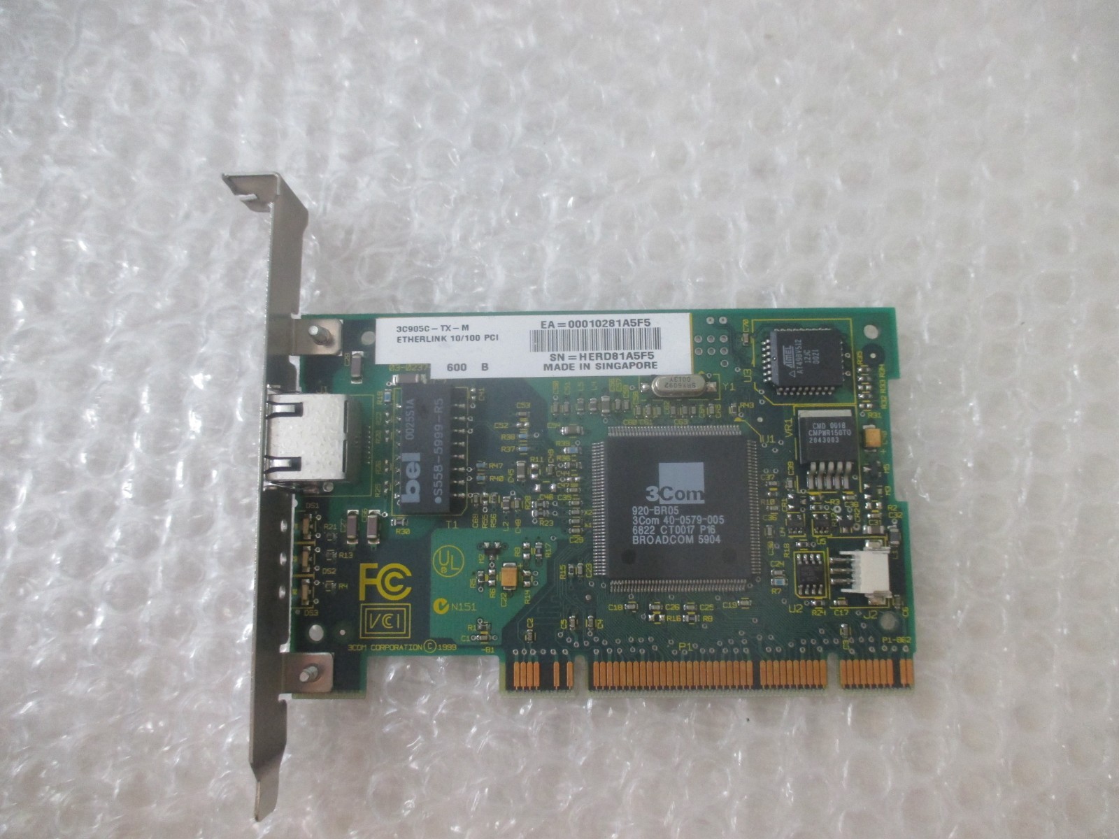 3Com 3C905C-TX-M Fast Etherlink XL PCI network card NIC 10/100 J45