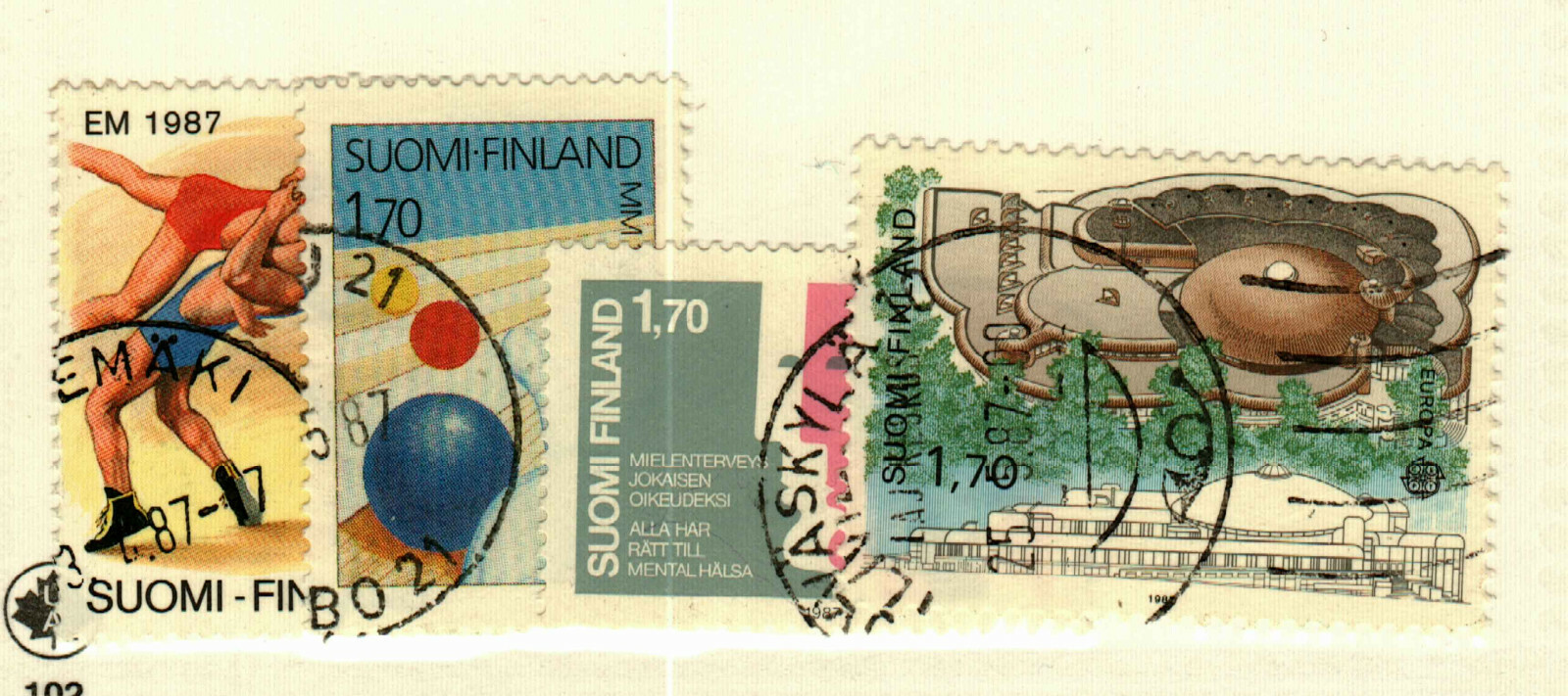 Finland #742-4,755 used
