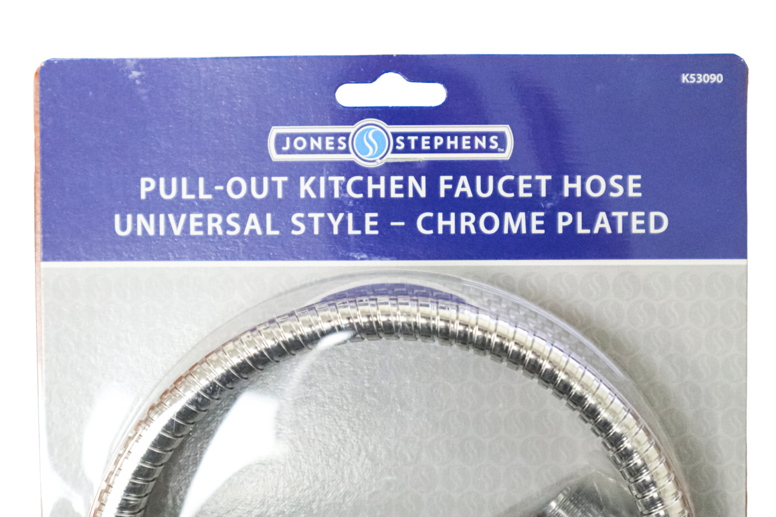 Jones Stephens Pull-Out Kitchen Faucet Hose Universal Style Chrome Plated K53090