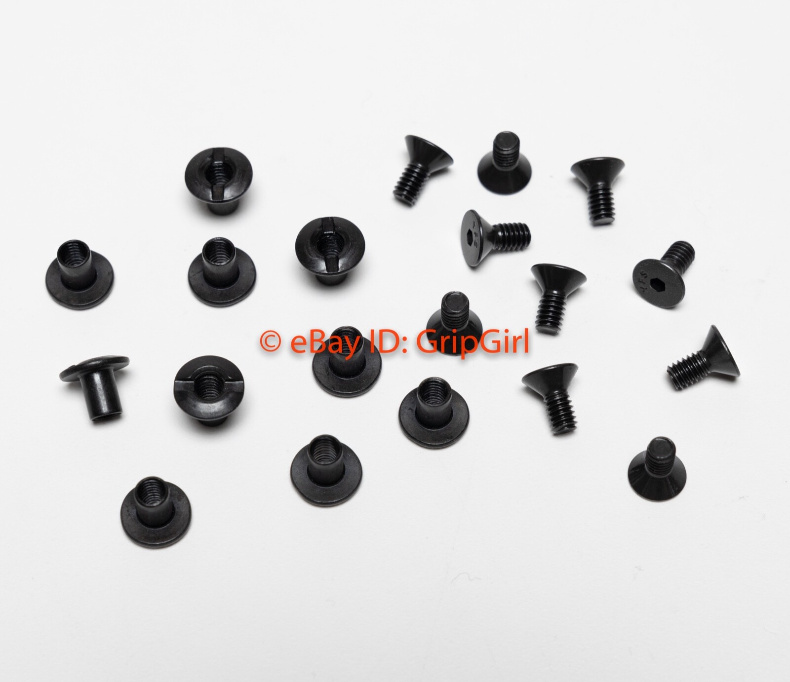 10x Black Socket Cap Head Screws/Slotted Posts Mounting Hardware Kydex Holsters
