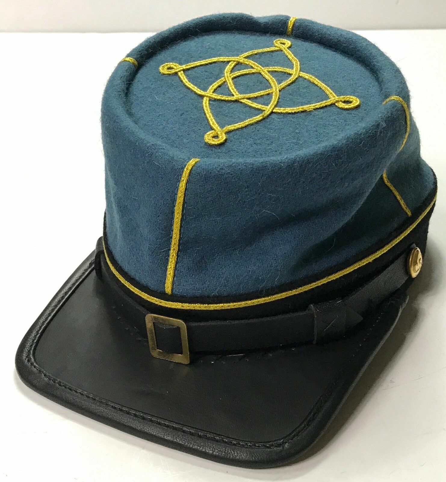CIVIL WAR CONFEDERATE CSA LIEUTENANT INFANTRY OFFICER KEPI FORAGE CAP-ALL SIZES!