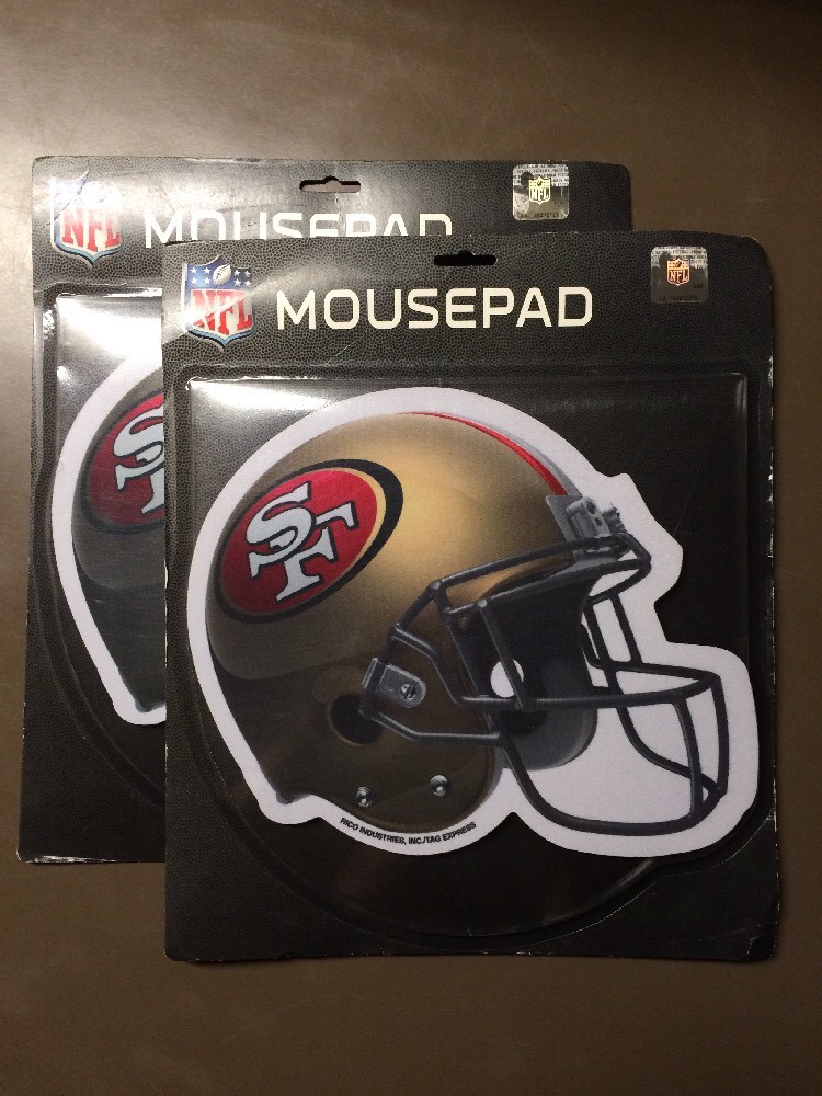 Lot Of 4 Official NFL Mouse Pad San Francisco 49ers Pads New In Package