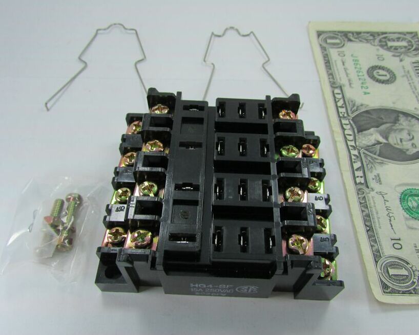 Nais Matsushita Screw 16 Terminal Relay Sockets, Bases, Mounts HG4-SF 15A 250VAC