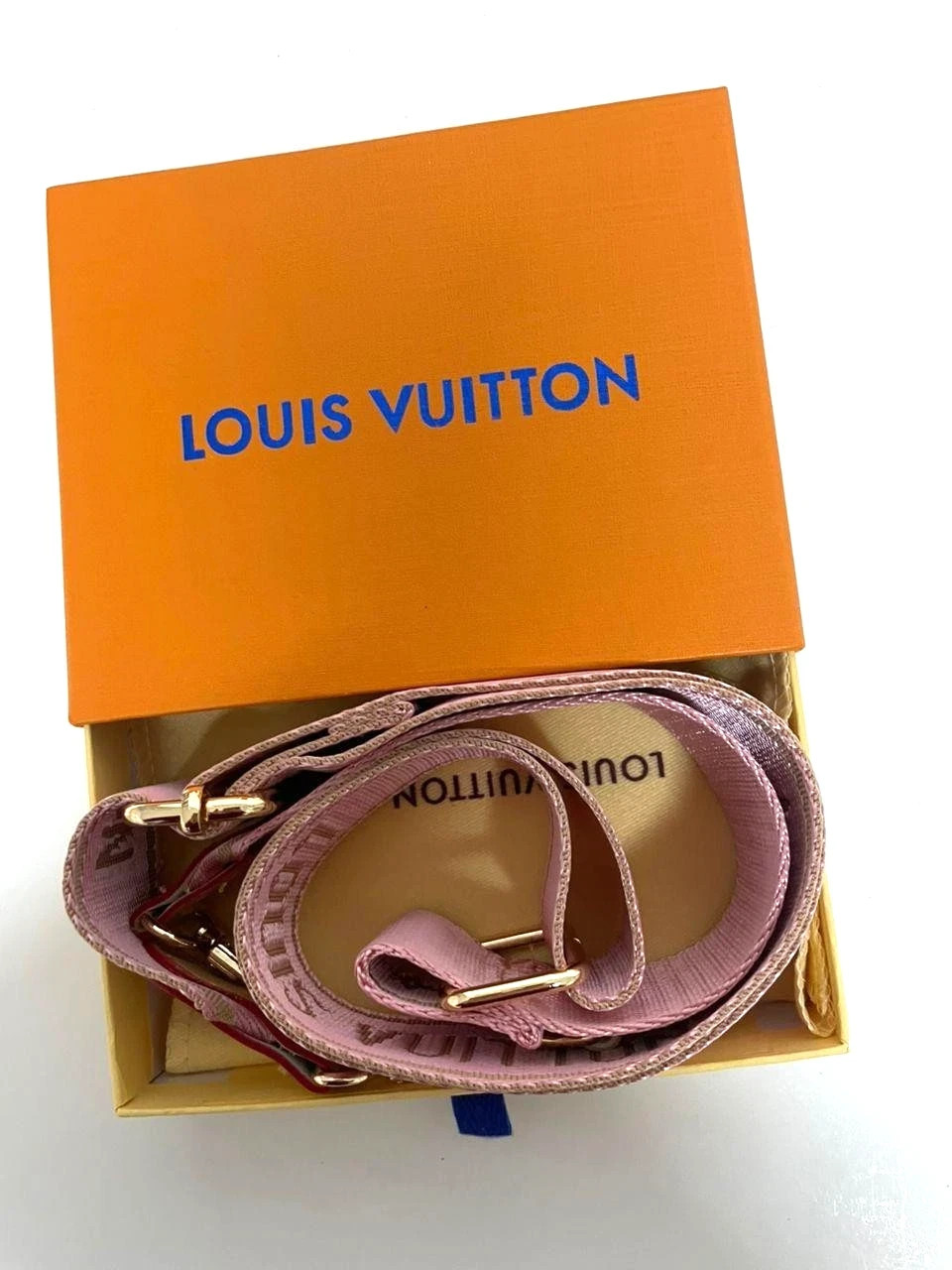Louis Vuitton Shoulder Strap Adjustable Crossbody Shoulder Replacement Pink