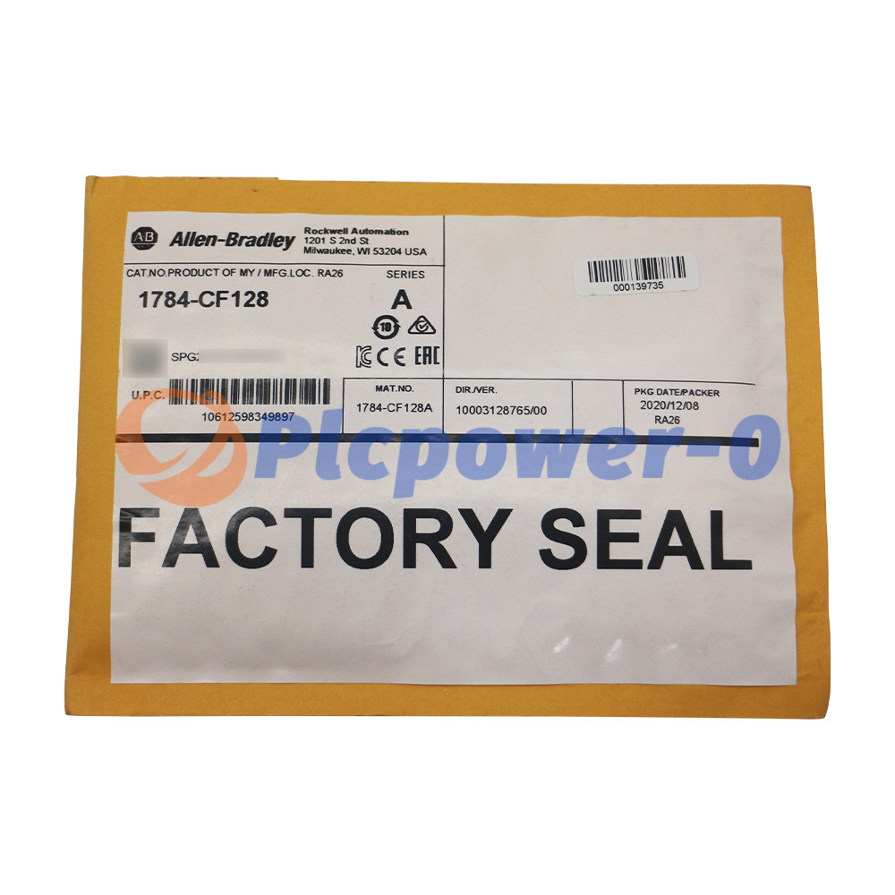 NEW Allen-Bradley 1784-CF128 Ser A Industrial CompactFlash Card 128MB RevE01
