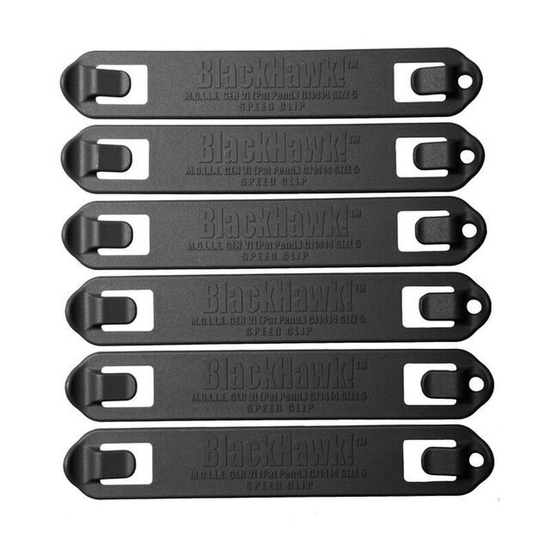 Speed Clips™ Six Pack - #7 - Black