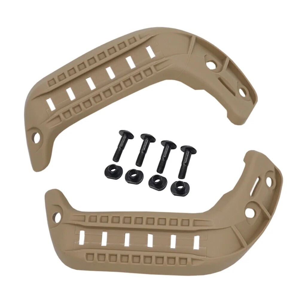 Tan Accessory Rails USMC LWH PASGT M88 Ballistic Lightweight Combat Helmet ARC