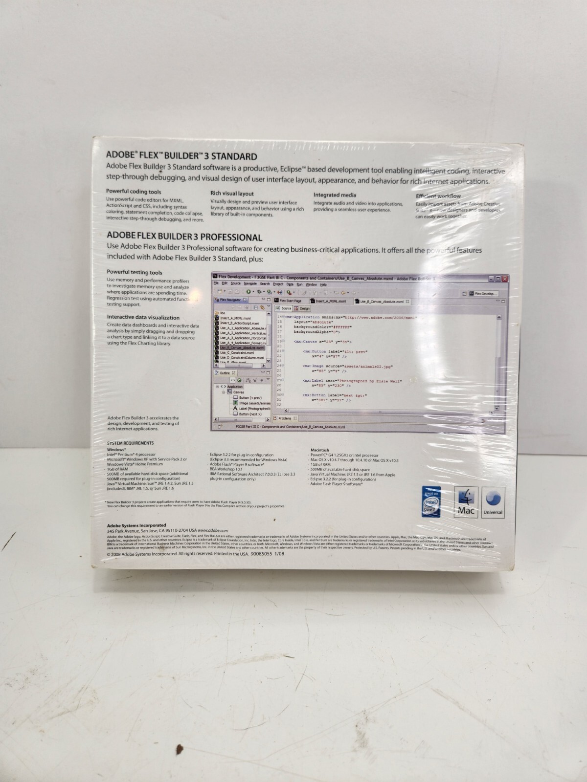 Adobe Flex Builder 3 ( Mac & Windows)