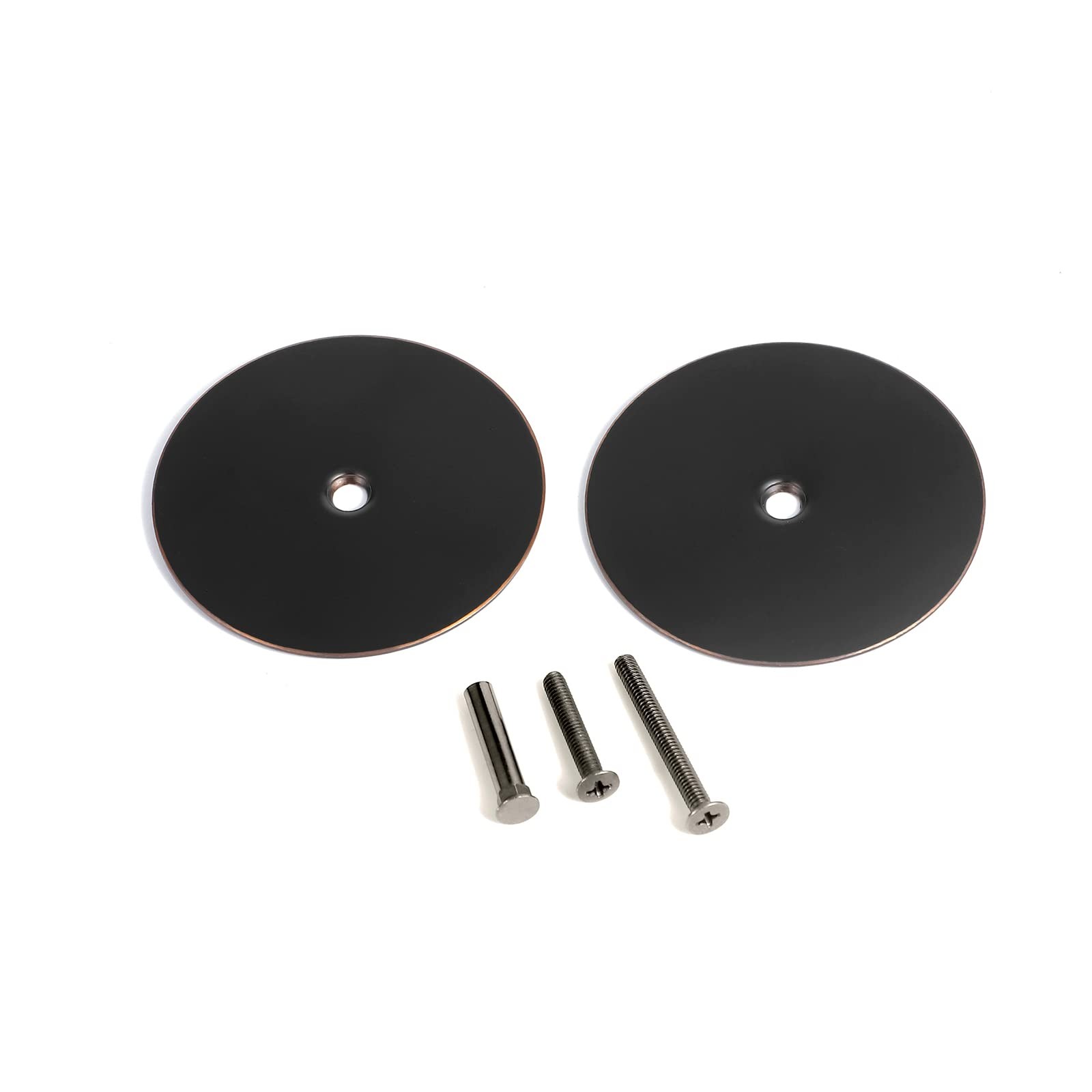 NAUBEA 1 Pack Door Hole Cover Plate Oil Rubbed Bronze