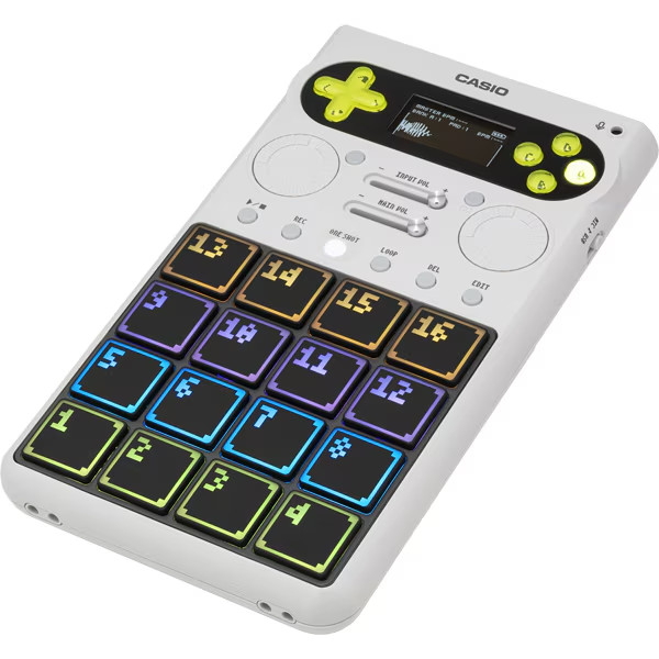 Casio SXC-1 Portable Standalone Sampler White SK-1 MT-40 16 Pads 64GB USB-C