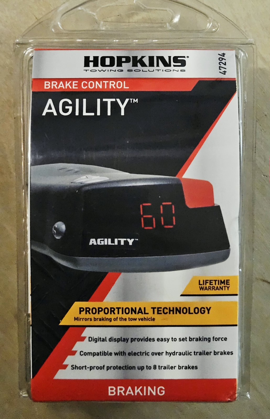 Hopkins Agility Proportional Brake Control W/ Plug-In Simple Connector 47294