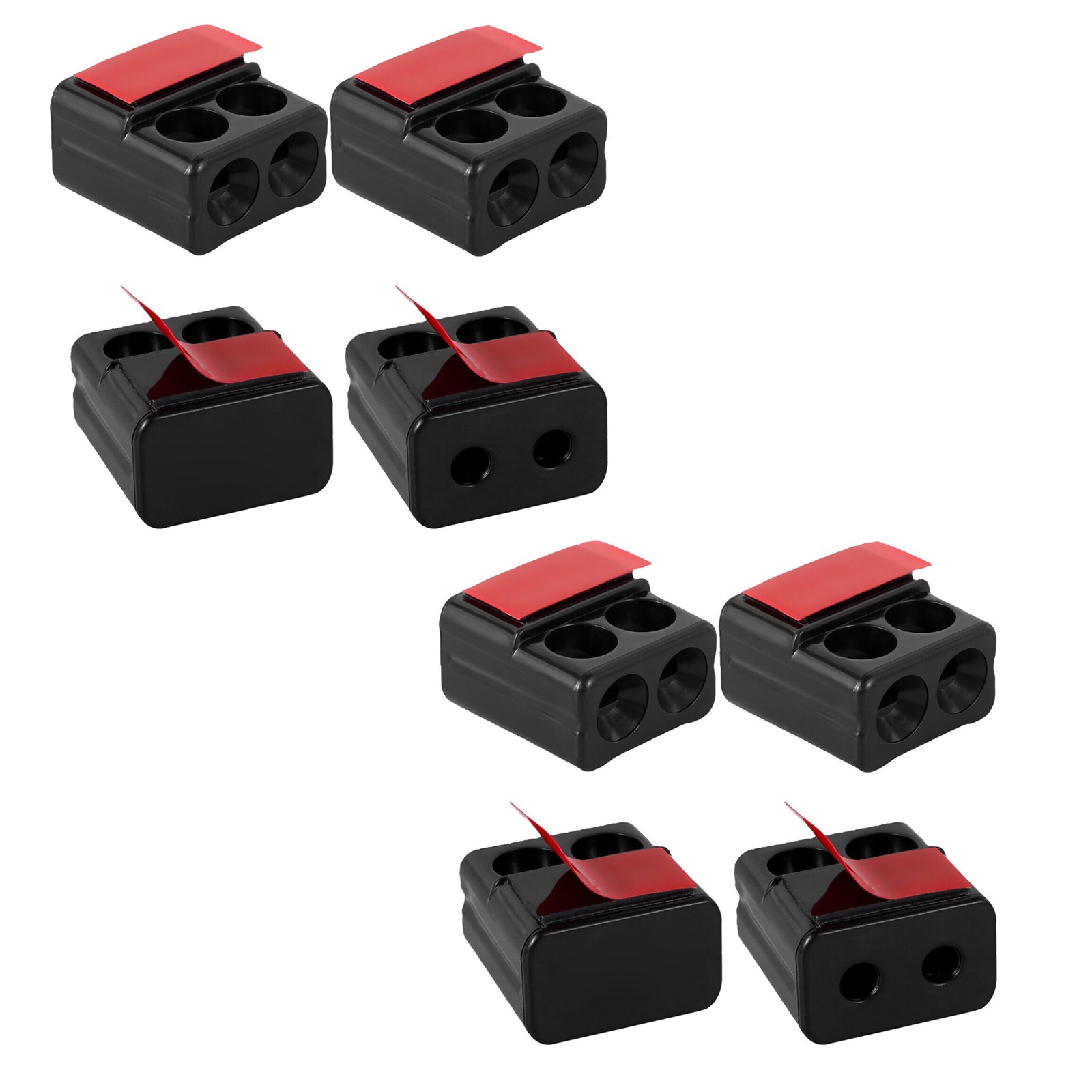 Black 8PCS Ultrasonic Car Deer Alert Whistle Deer Warning Animal Repeller Safety