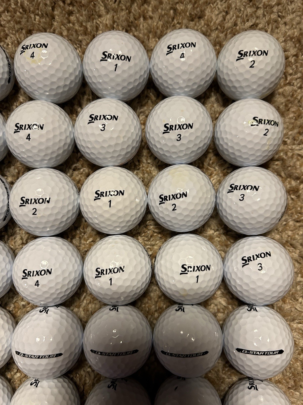 50 Mint Srixon Qstartour Golf balls