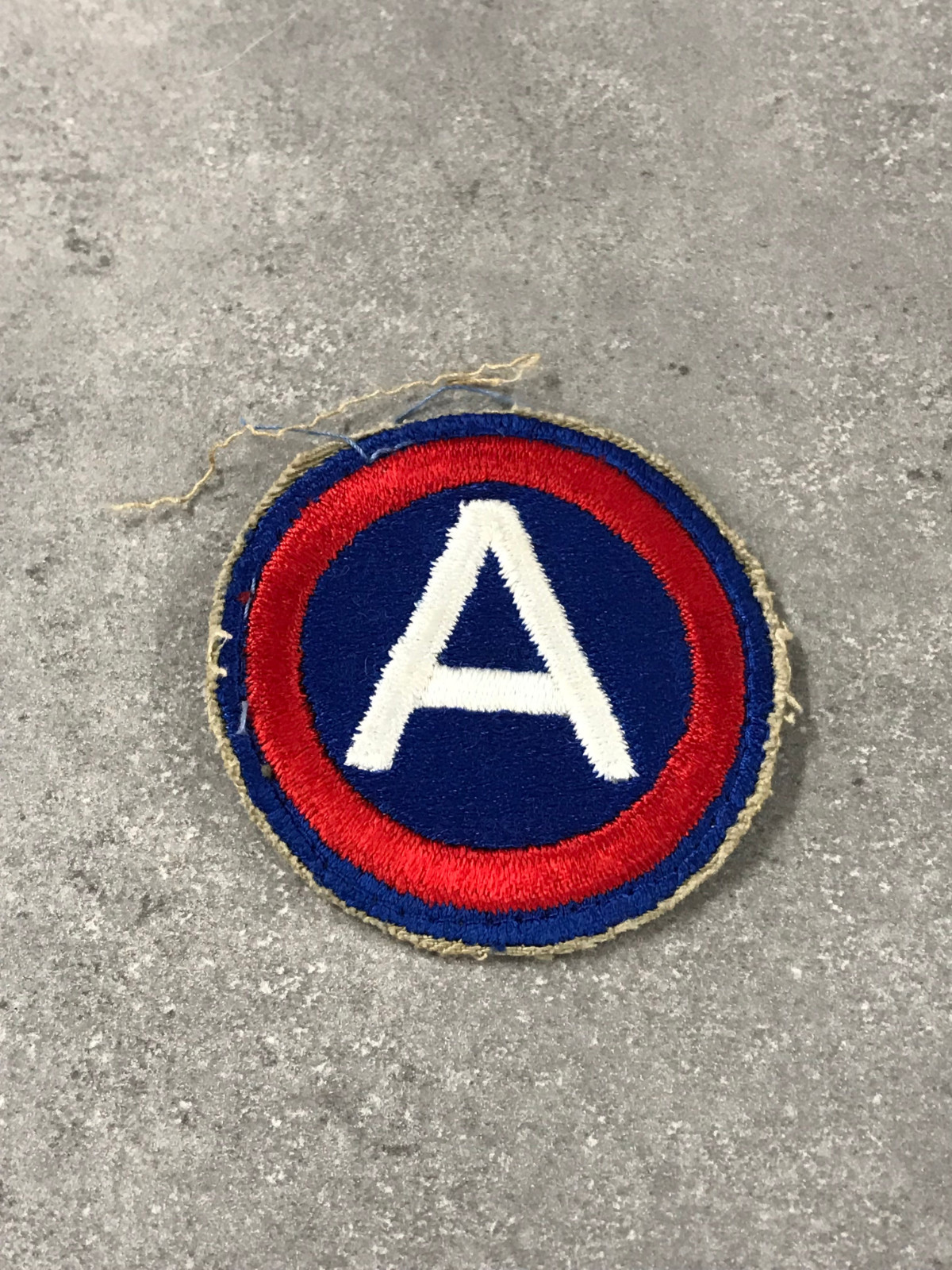 Vintage World War II United States Army 3rd Army Military Patch