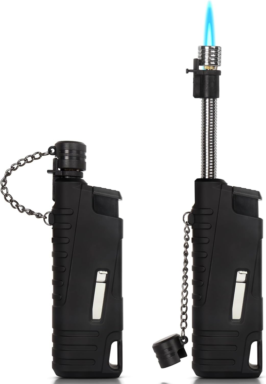 Navpeak Torch Lighter Flexible Wand Telescopic Windproof Jet Flame Orange