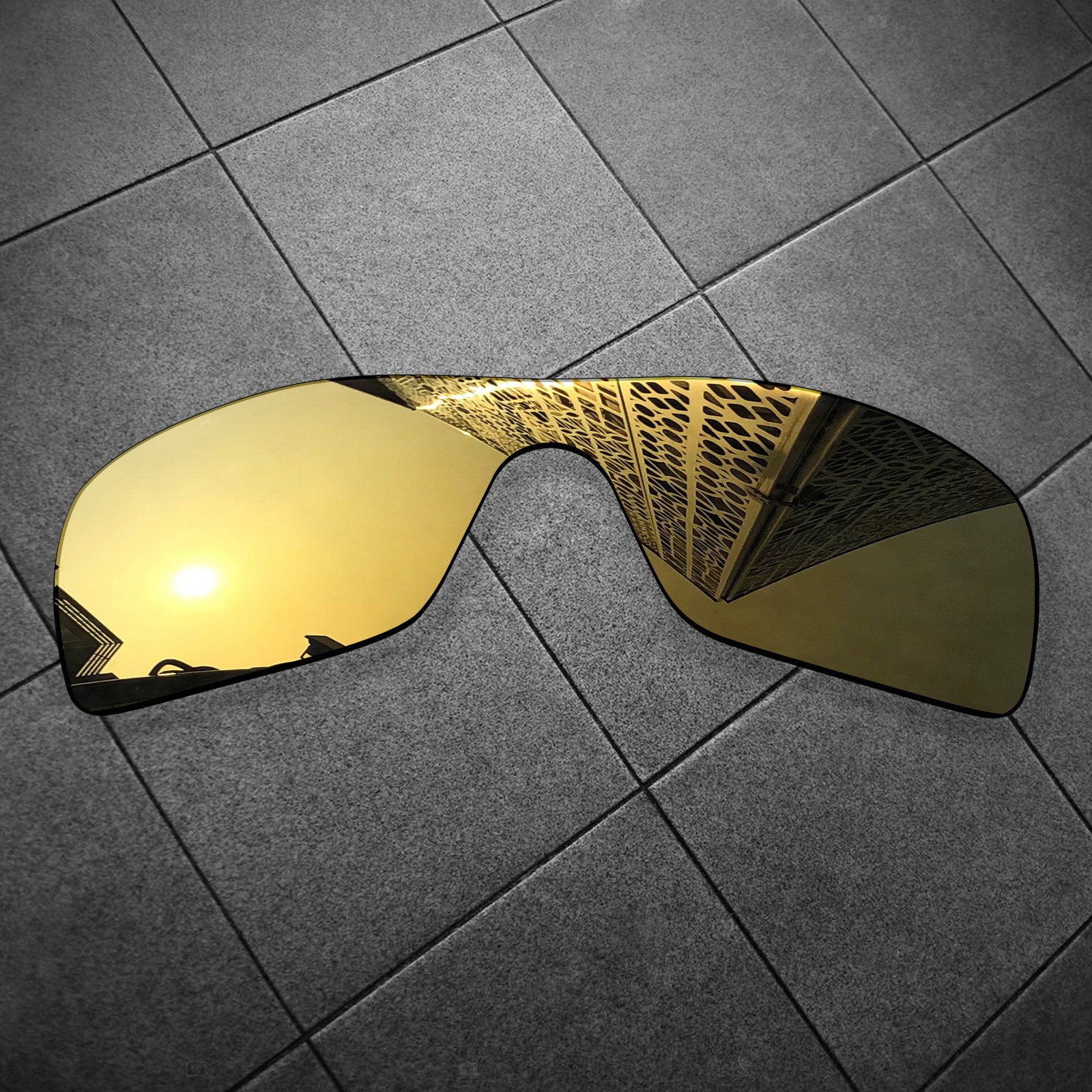 Bronze Gold Mirrored Replacement Lenses for-Oakley Turbine Rotor POLARIZED