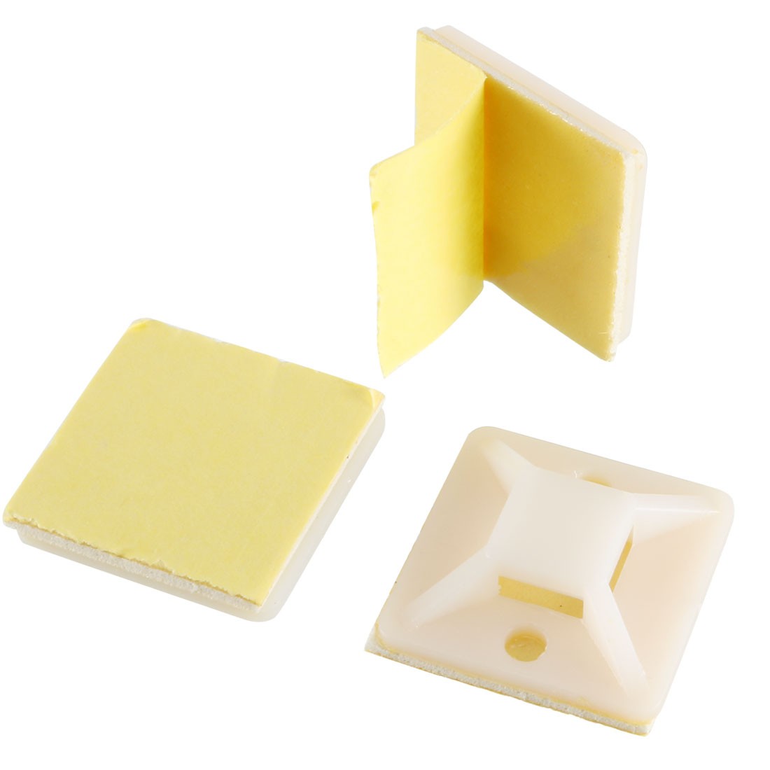 150pcs Self Adhesive Cable Tie Mounts Wire Base Holders 25mm x 25mm