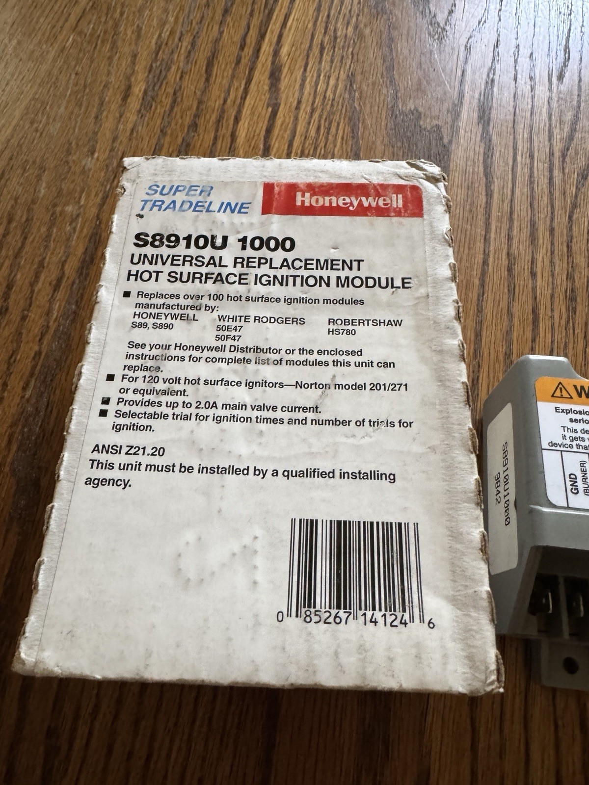 Honeywell S8910U Hot Surface Ignition Module Control "D"