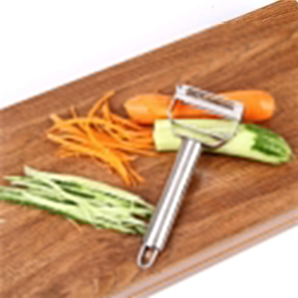 Stainless Steel 2 in 1 Julienne Vegetable Peeler Perfect for Carrot Potato Melon