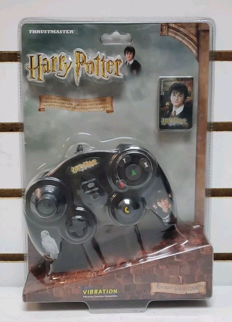 2002 Thrustmaster: Harry Potter Controller & 59 Block Memory Card for GameCube
