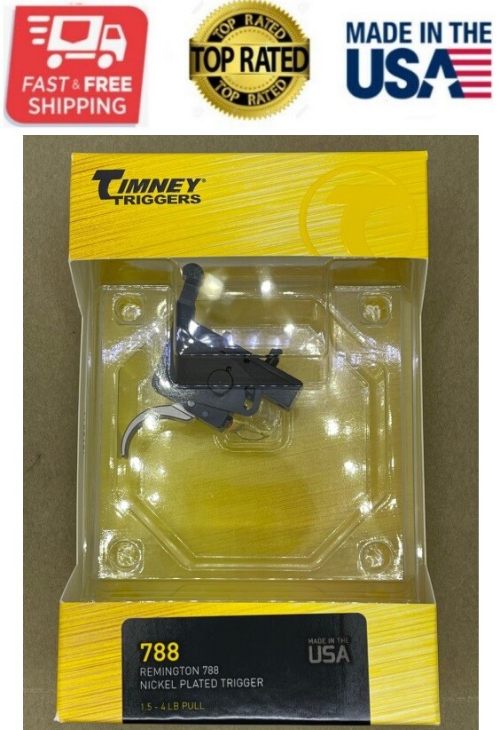 NEW TIMNEY 788 FOR REMINGTON 788 REPLACEMENT TRIGGER W/ SAFETY 1.5 to 4LBS PULL
