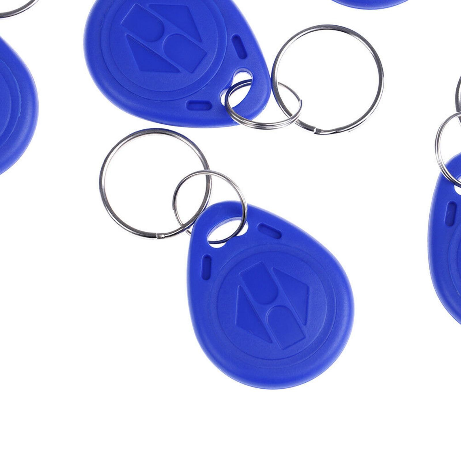 10Pack TK4100 keychains 125KHZ RFID proximity id card token tags key fobs